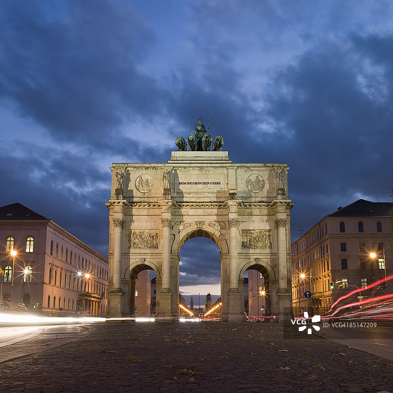 德国慕尼黑凯旋门图片素材