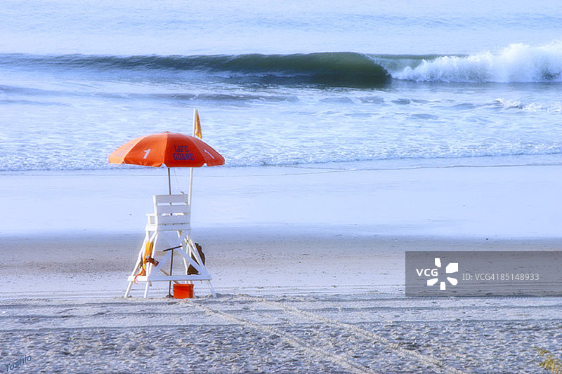 在海滩上图片素材