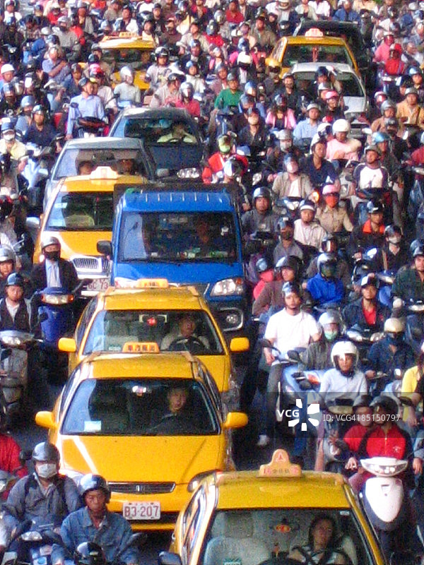 过多的滑板车图片素材