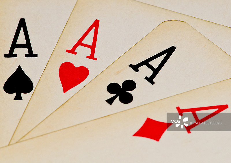四张Aces牌图片素材