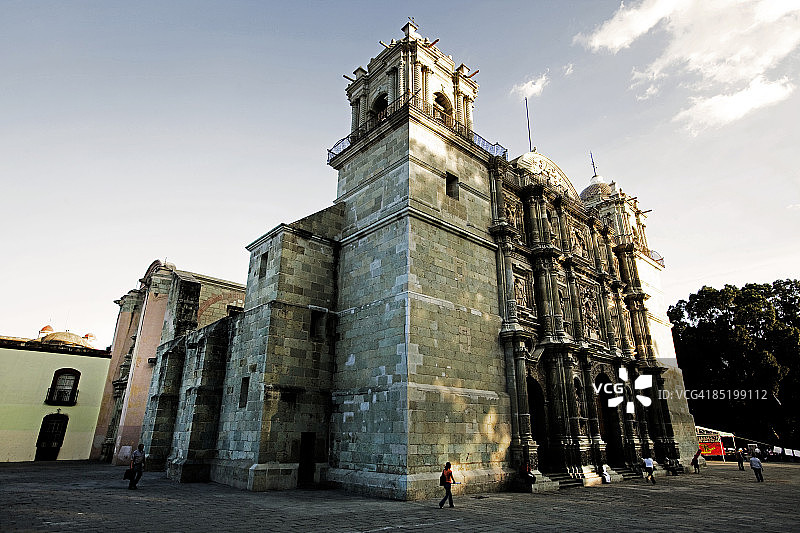 瓦哈卡大教堂图片素材