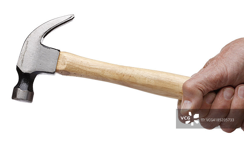 男人挥舞锤子图片素材