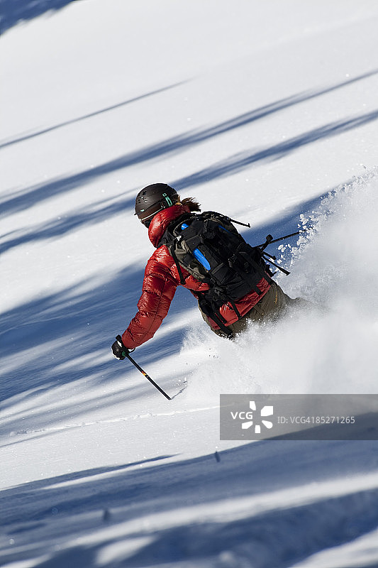 高山滑雪图片素材