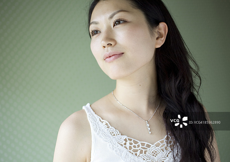 年轻女人的特写图片素材