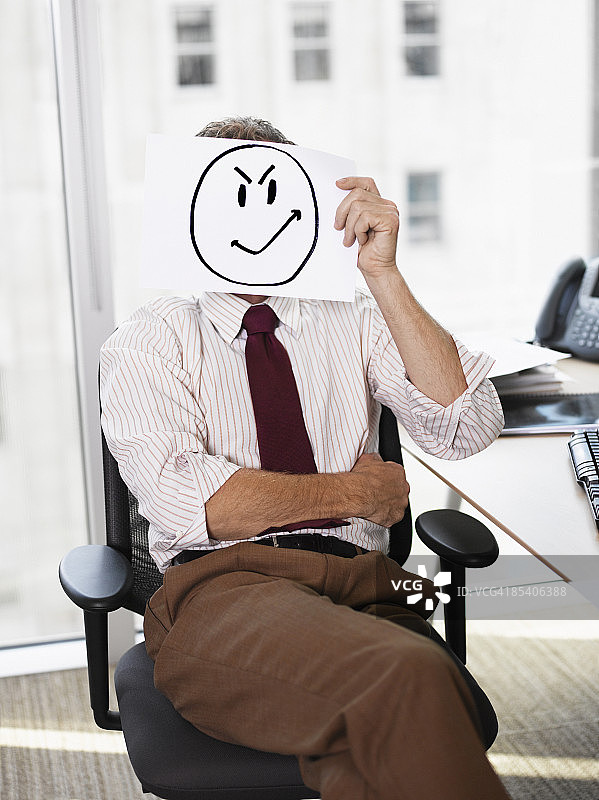 商人拿着愤怒表情图片图片素材