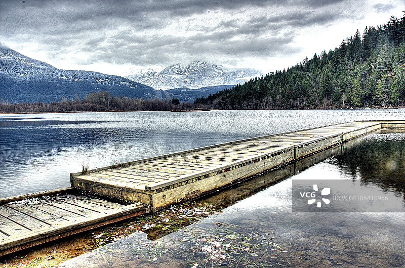 一英里湖图片素材