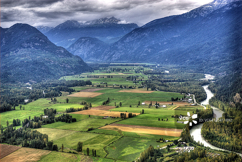 山谷风光图片素材