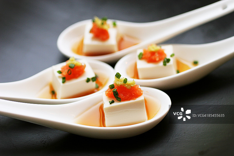 豆腐羹开胃菜图片素材