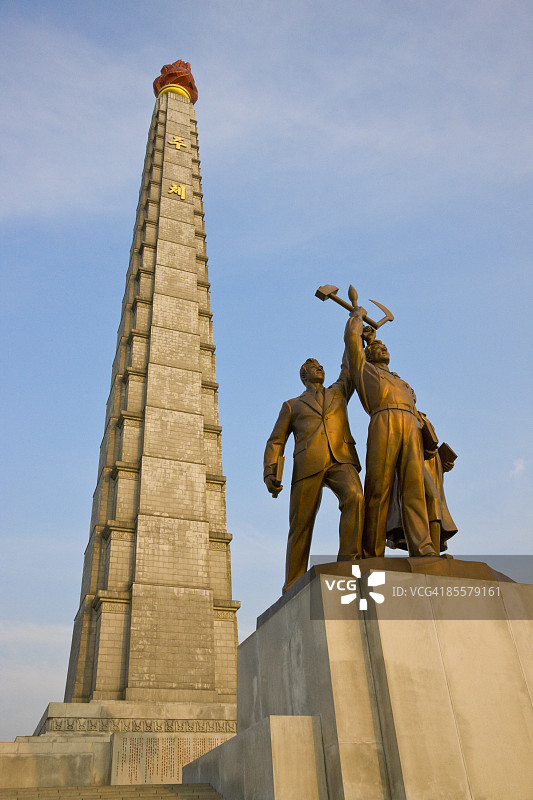 朝鲜平壤图片素材