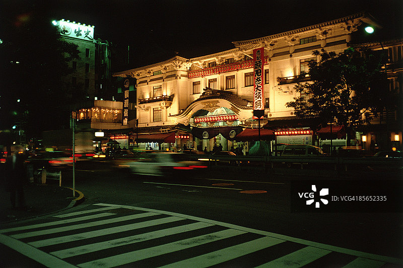 日本东京歌舞伎座图片素材