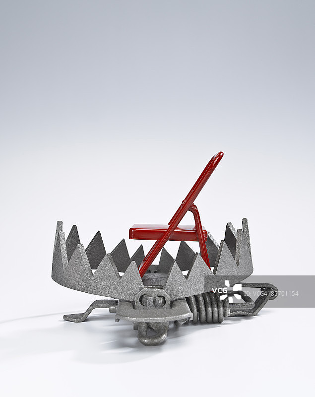 椅子上的陷阱图片素材