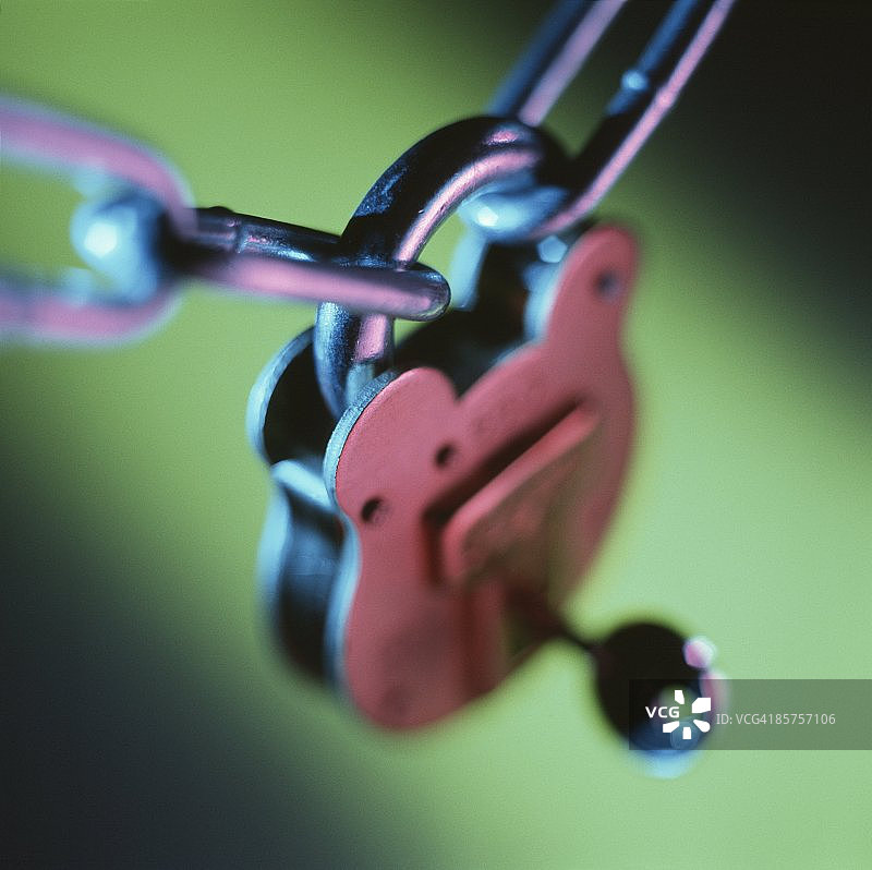 挂锁和链条图片素材