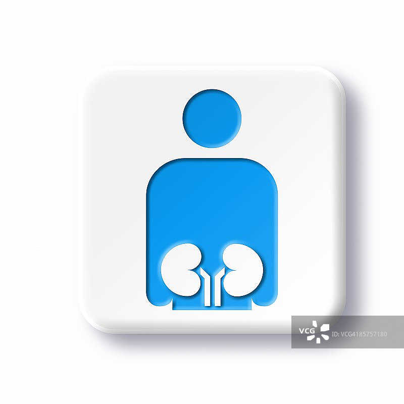 白色背景上的泌尿科标志图片素材