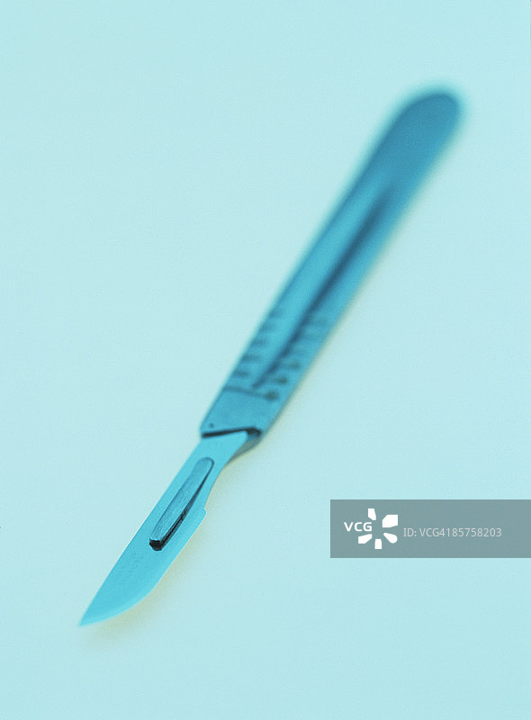 外科手术刀特写图片素材