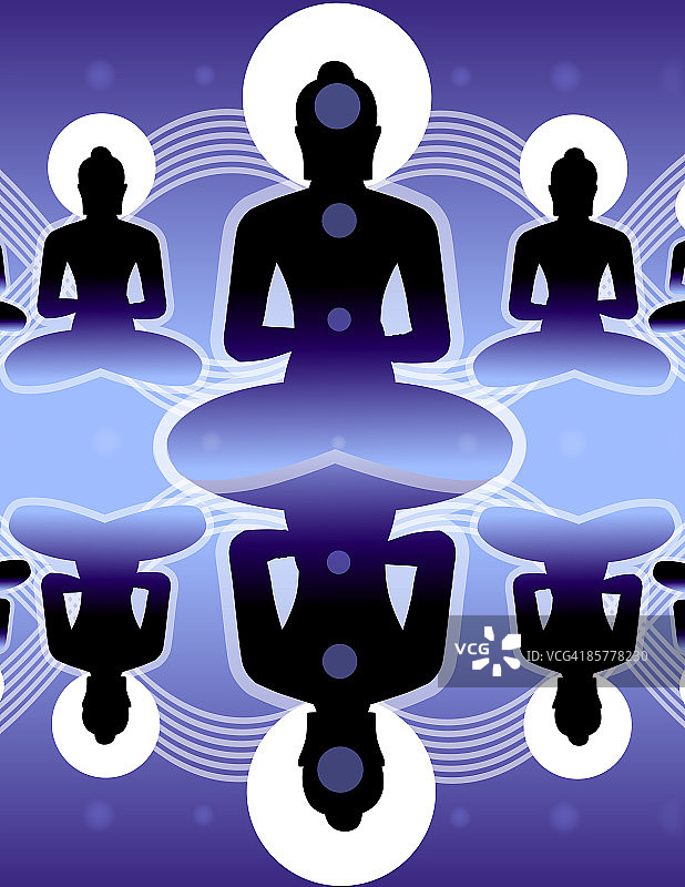 冥想的佛图片素材