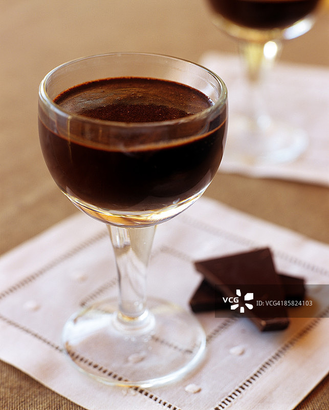 巧克力利口酒图片素材