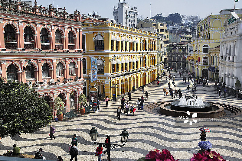 议事亭前地（ Senado Square）图片素材