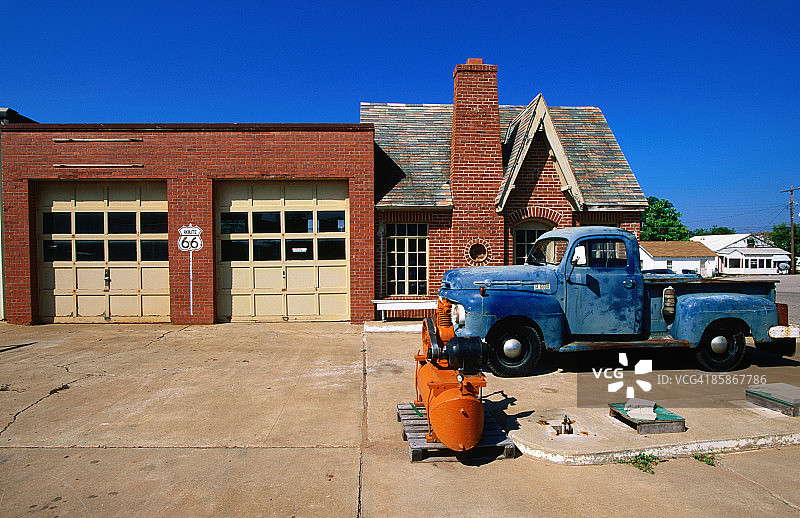 钱德勒的Phillips 66加油站图片素材
