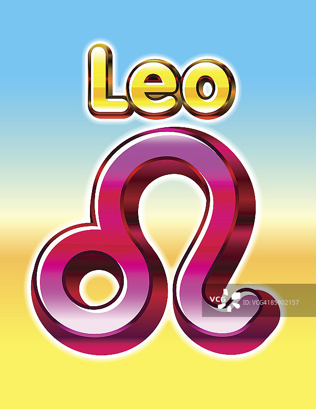 十二星座狮子座图片素材