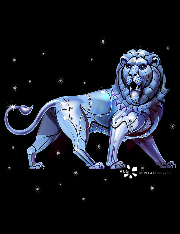 十二星座狮子座图片素材