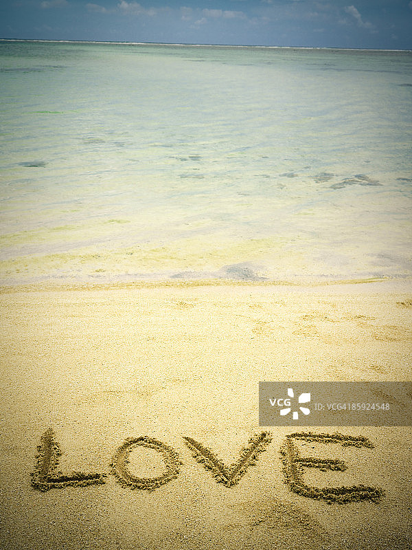 库克群岛海滩之恋图片素材