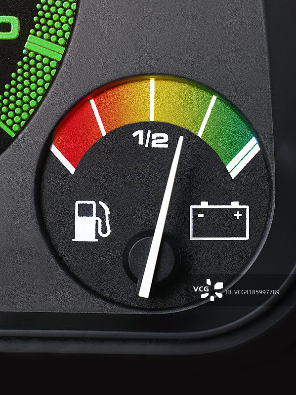电动汽车油量表图片素材