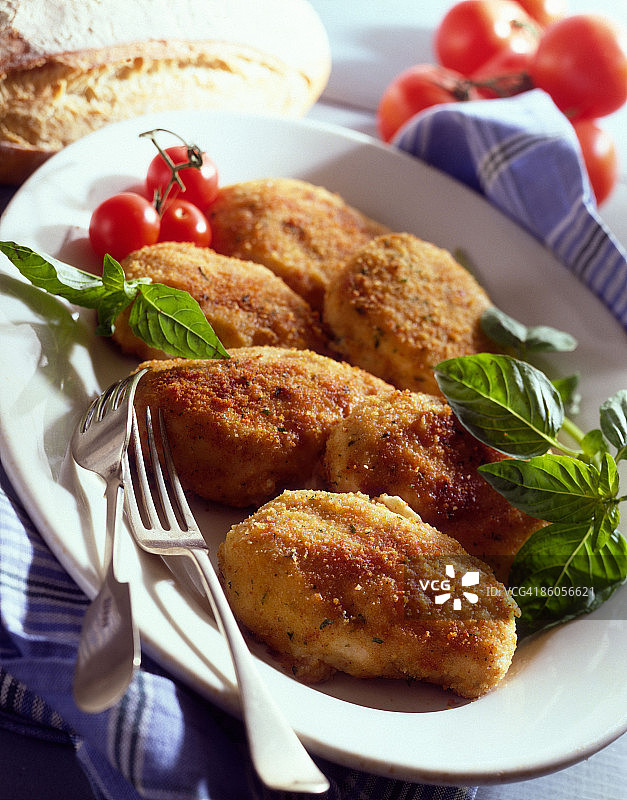 基辅鸡图片素材