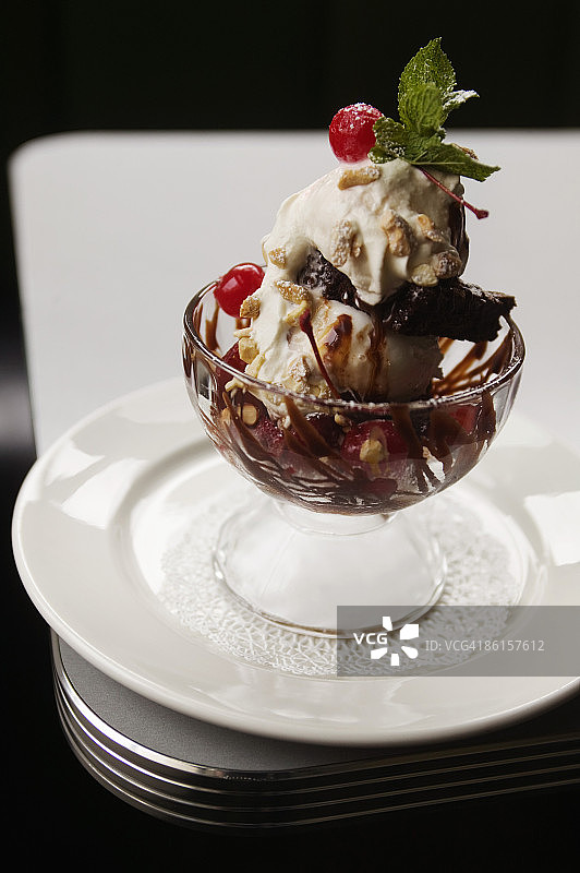 圣代冰淇淋图片素材