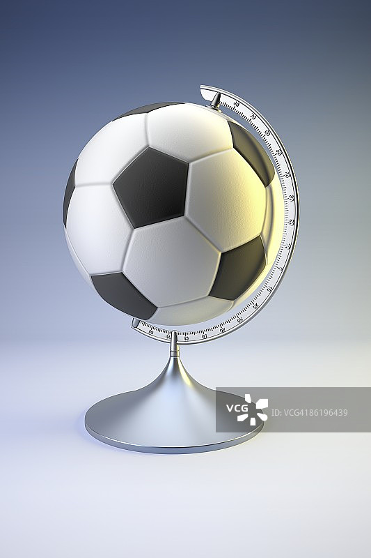 足球地球图片素材