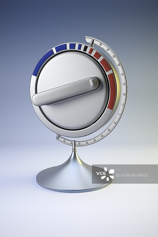 显示为地球的温度控制器图片素材