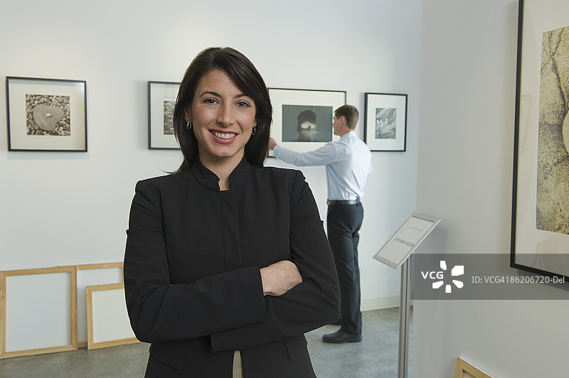艺术画廊馆长 портрет图片素材