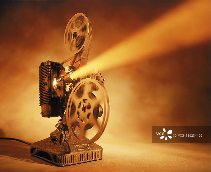 复古电影放映机图片素材