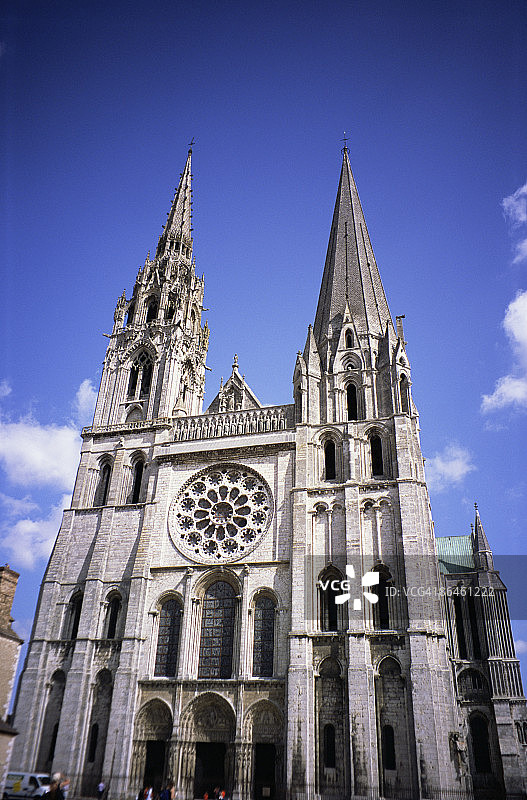 沙特尔大教堂图片素材