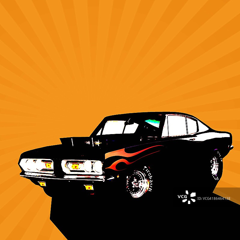 肌肉车图片素材