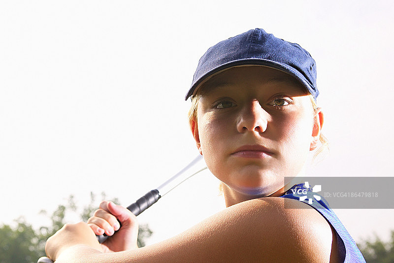 垒球运动员图片素材