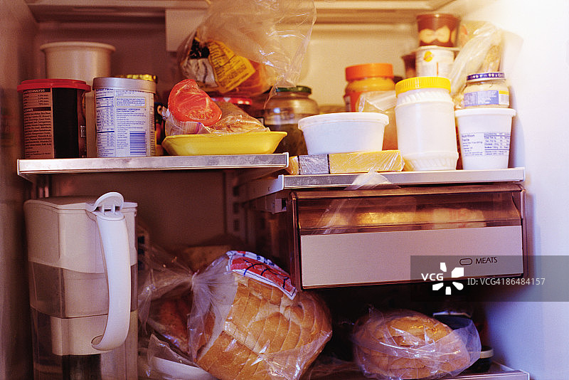 冰箱里的食物图片素材