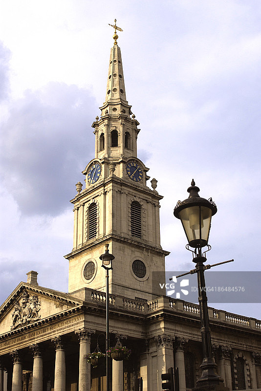 英国伦敦圣马田教堂图片素材