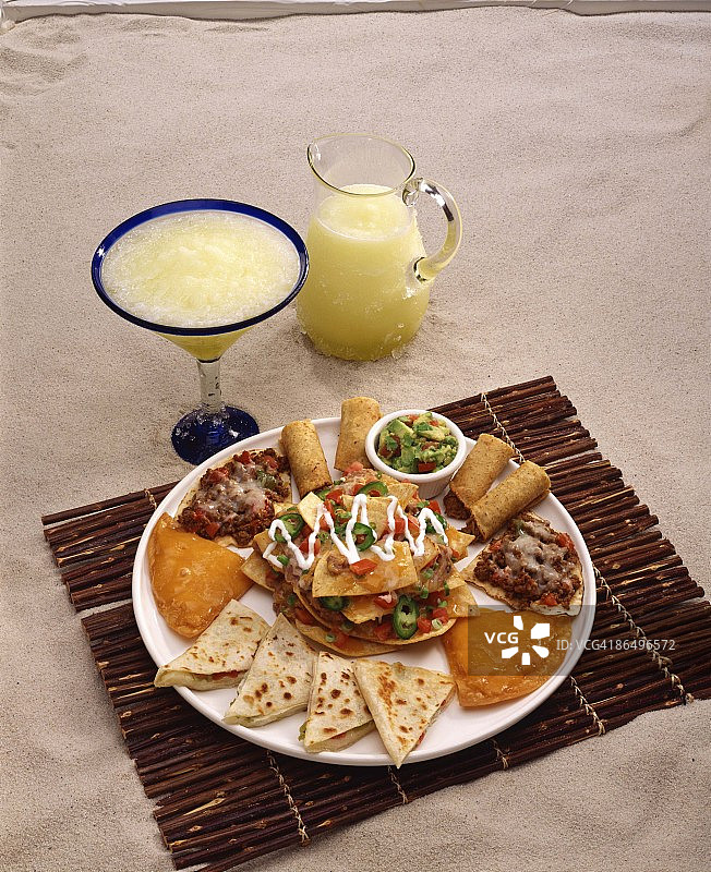 玛格丽特套餐开胃菜图片素材