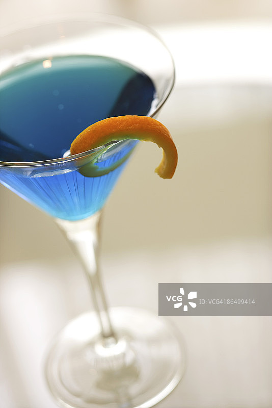 蓝色马提尼图片素材