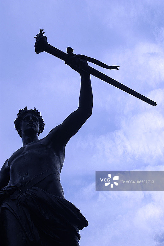 伦敦维多利亚女王纪念碑图片素材