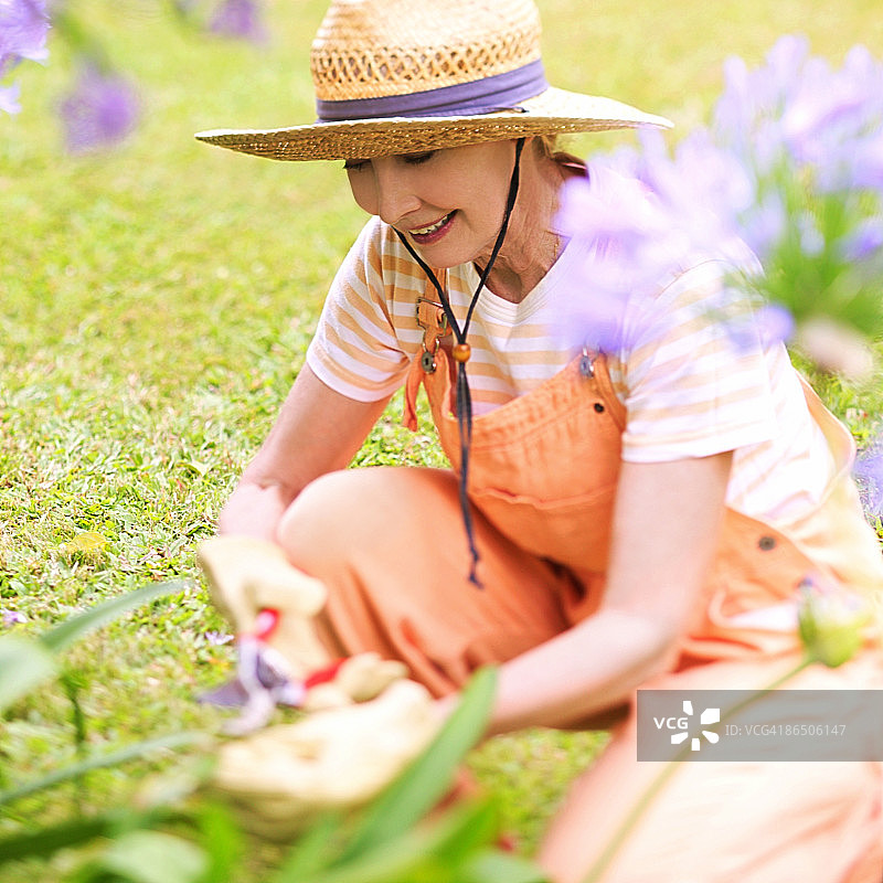 女人园艺图片素材