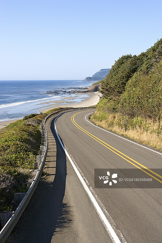 俄勒冈州沿海公路图片素材