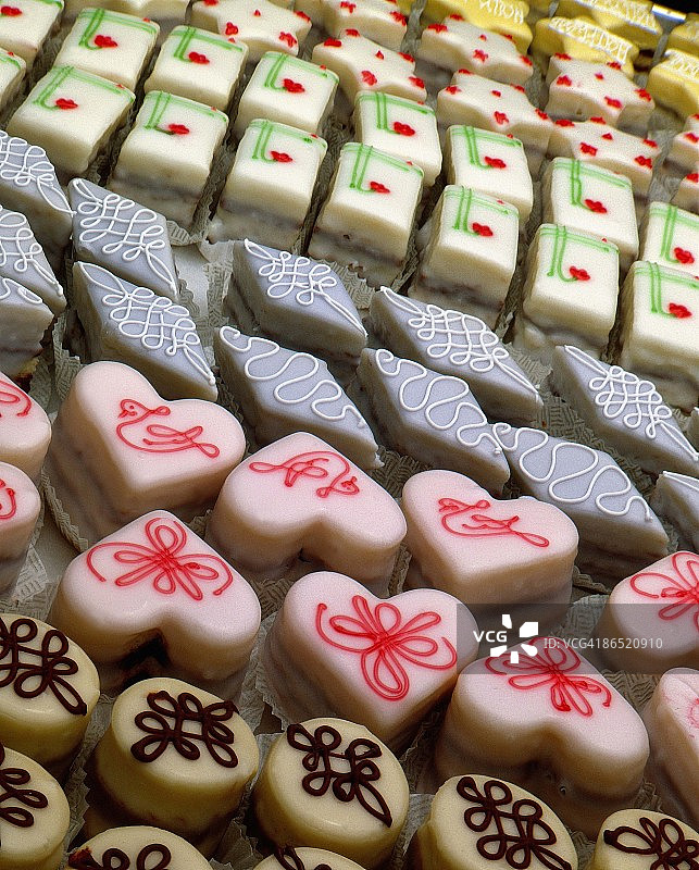 什锦小蛋糕图片素材