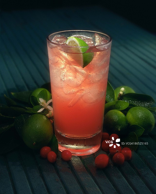 蔓越莓玛格丽特图片素材