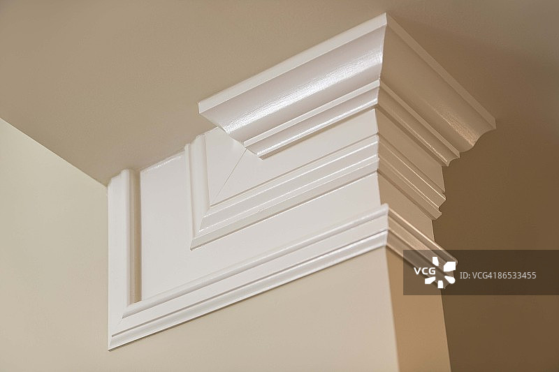 房屋中的石膏线图片素材