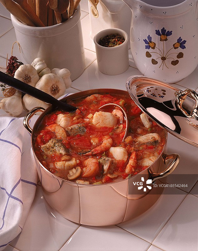 海鲜汤图片素材