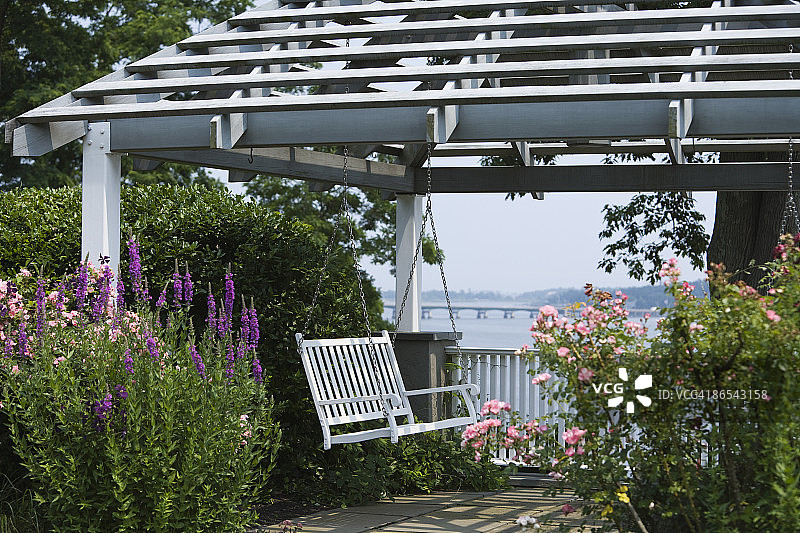 门廊秋千图片素材