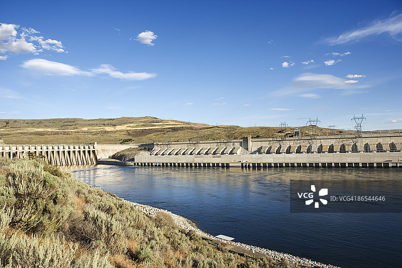 华盛顿州约瑟夫酋长坝图片素材