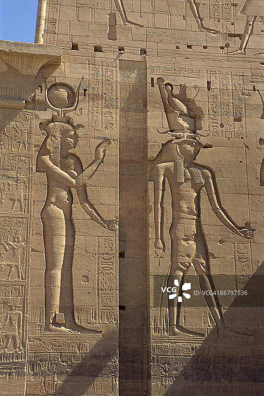 埃及浮雕图片素材