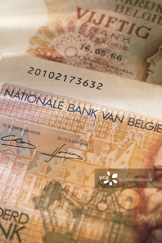 比利时货币图片素材